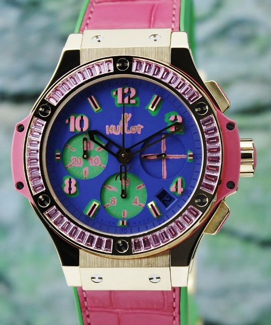 (image for) Like New Hublot Big Bang Pop Art 18K Rose Gold Chronograph Watch / 341.VP.5199.LR.1933.POP14